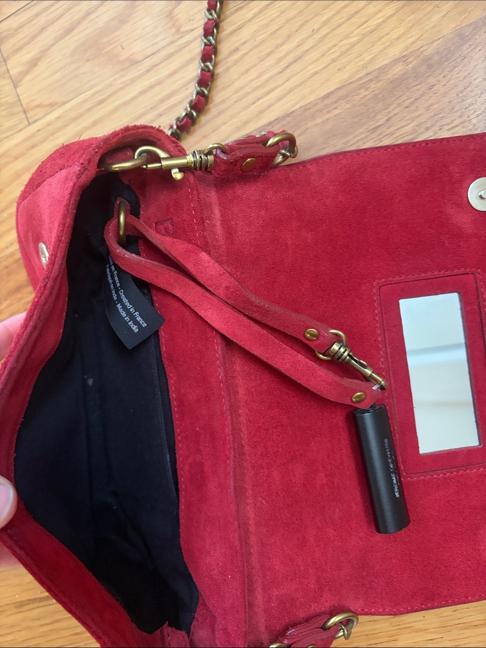 Jérôme Dreyfuss Bob Suede Crossover Bag - Picture 5 of 12